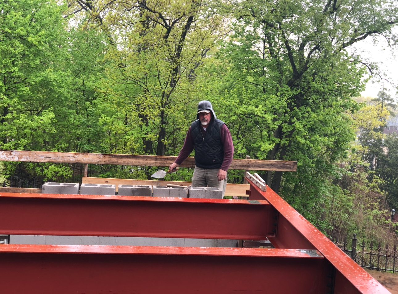 Structural block and steel — the work that stays hidden